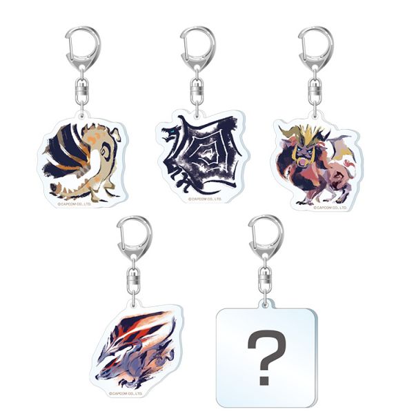 CAPCOM 魔物獵人Rise 魔物icon 和風吊飾組 Vol.3 全10種 一中盒10入販售  CAPCOM,魔物獵人,Rise,魔物icon,和風吊飾組 Vol.3, 