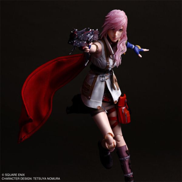 SQUARE ENIX PLAY ARTS真 太空戰士13 雷光 LIGHTNING 可動完成品 SQUARE ENIX PLAY ARTS真 太空戰士13 雷光 LIGHTNING 可動完成品