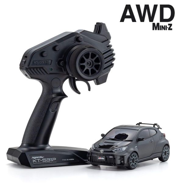 KYOSHO 京商 MINI-Z AWD Toyota GRMN YARIS CIRCUIT PACKAGE Gun Metallic 暴力鴨 鐵灰色 (底盤ASC MA020) KYOSHO 京商 MINI-Z AWD Toyota GRMN YARIS CIRCUIT PACKAGE Gun Metallic 暴力鴨 鐵灰色 (底盤ASC MA020)