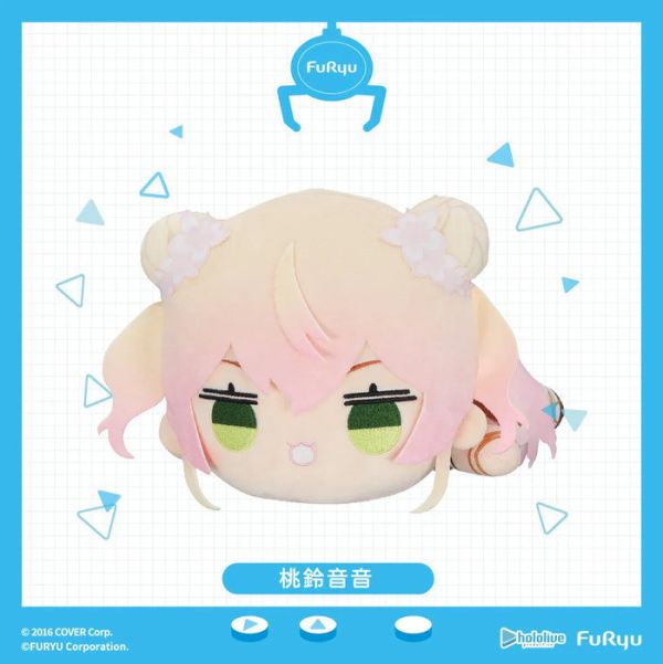FURYU hololive production 桃鈴音音 絨毛趴姿娃娃 FURYU hololive production 桃鈴音音 絨毛趴姿娃娃