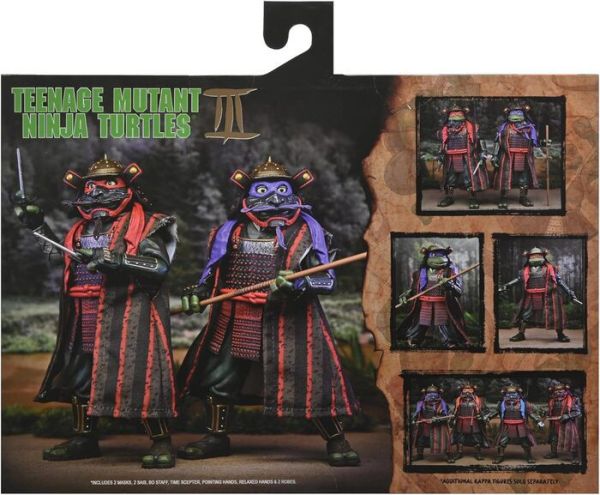 NECA 7吋 忍者龜III 時空武士 多納太羅&拉斐爾 武士 2入套組 可動完成品 NECA 7吋 忍者龜III 時空武士 多納太羅&拉斐爾 武士 2入套組 可動完成品