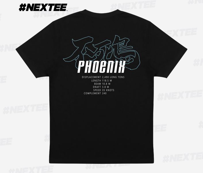 NEXTee ARMS 鋼鐵艦隊Iron Fleet 雪風 短袖T恤 黑色 NEXTee ARMS 鋼鐵艦隊Iron Fleet 雪風 短袖T恤 黑色