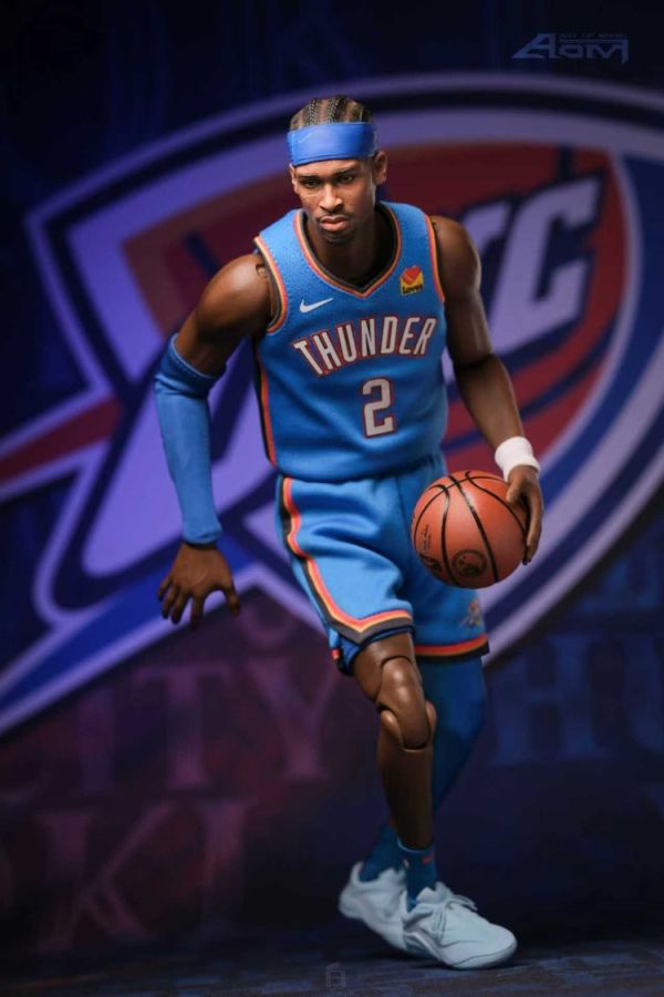 (預購) Aom: 1/6 OKC 雷霆 SGA Shai Gilgeous-Alexander 總冠軍賽 FMVP 限量套裝 附領獎金色球鞋 可動完成品 20251113 Aom: 1/6 OKC 雷霆 SGA Shai Gilgeous-Alexander 總冠軍戰 FMVP 限量套裝 附領獎金色球鞋 可動完成品