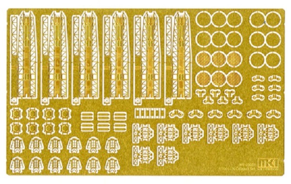 1/700 艦艇 艦載機射出機 通用蝕刻片 FUJIMI MS70001 日本海軍 富士美 組裝模型 FUJIMI,1/700,MS,蝕刻片,艦載機射出機,