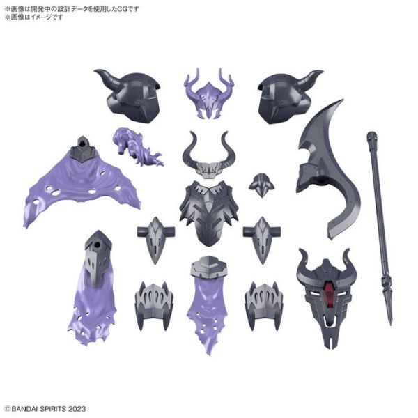 BANDAI 30MF 升級鎧甲 洛桑戰士 組裝模型 BANDAI 30MF 升級鎧甲 洛桑戰士 組裝模型