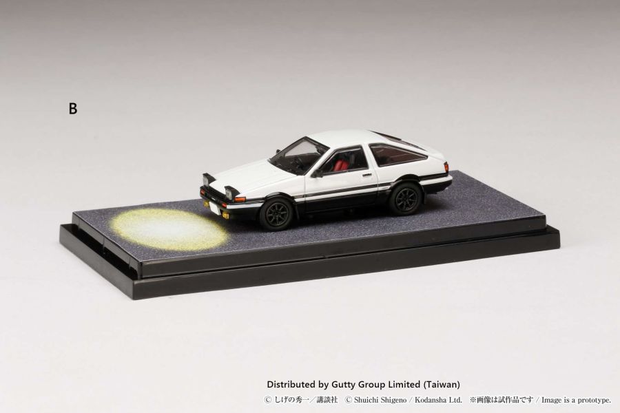 Hobby JAPAN 1/64 豐田 Toyota SPRINTER TRUENO GT APEX (AE86) / 頭文字D場景系列 藤原拓海 VS 秋山渉 正丸山道戰 HJ641052DC Hobby JAPAN 1/64 豐田 Toyota SPRINTER TRUENO GT APEX (AE86) / 頭文字D場景系列 藤原拓海 VS 秋山渉 正丸山道戰 HJ641052DC
