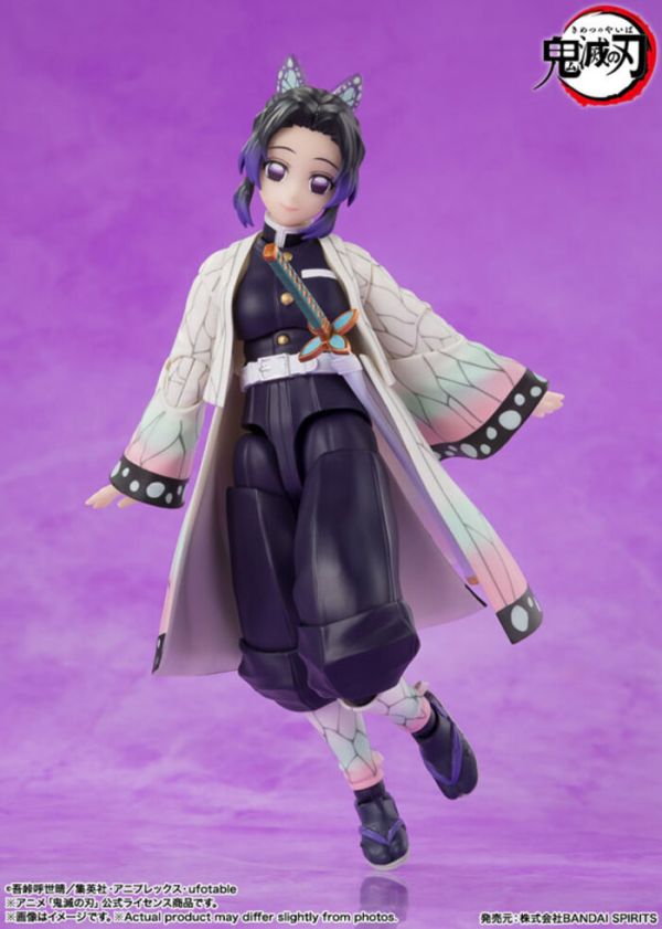 BANDAI S.H.Figuarts SHF 鬼滅之刃 胡蝶忍 可動完成品 BANDAI S.H.Figuarts SHF 鬼滅之刃 胡蝶忍 可動完成品