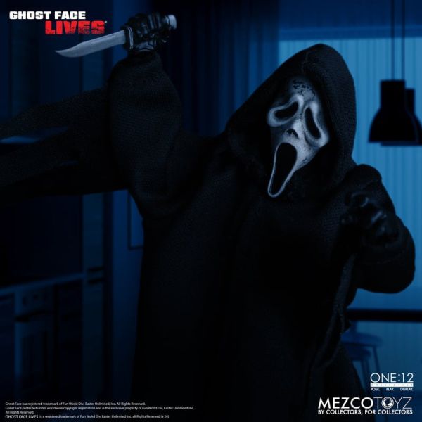 MEZCO TOYZ One:12 Collective 驚聲尖叫 鬼臉 Ghost Face 可動完成品 MEZCO TOYZ One:12 Collective 驚聲尖叫 鬼臉 Ghost Face 可動完成品