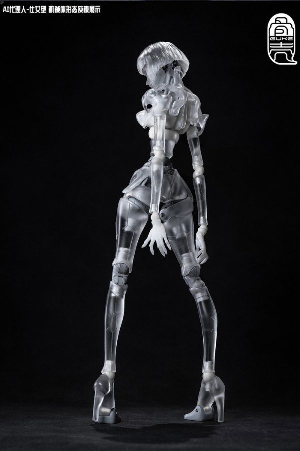 骨殼工坊 1/12 GK01FEC1 AI代理人 仕女型C1 透明版 可動完成品 骨殼工坊 1/12 GK01FEC1 AI代理人 仕女型C1 透明版 可動完成品