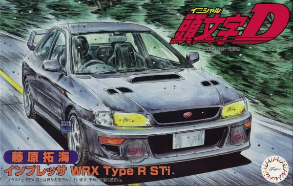 1/24 SUBARU Impreza WRX TypeR Sti 藤原拓海 D計畫 FUJIMI ISD18 頭文字D 富士美 組裝模型 FUJIMI,1/24,ISD,頭文字,SUBARU,IMPREZA,藤原拓海,D計畫,