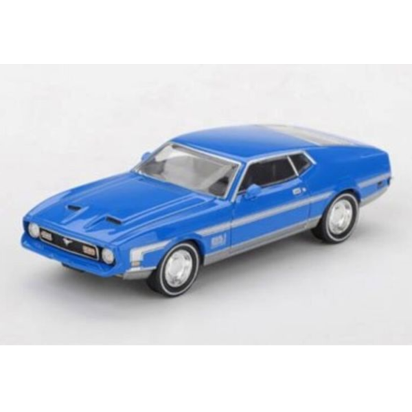 (預購) [吊卡版] MINIGT 1/64 福特 Ford Mustang Mach 1 Grabber Blue LHD MGT01138-BL 20251225 [吊卡版] MINIGT 1/64 福特 Ford Mustang Mach 1 Grabber Blue LHD MGT01138-BL