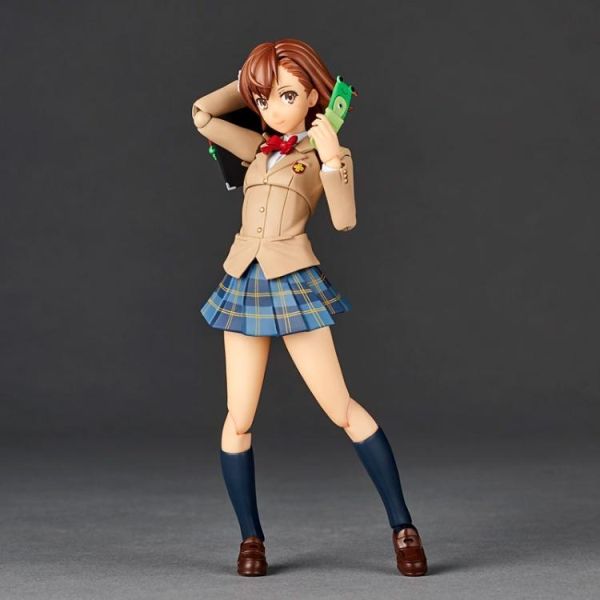 (預購) [再販] KAIYODO 海洋堂 Revoltech 驚奇山口式 科學超電磁砲 御坂美琴 冬服ver. 可動完成品 NR043 20260510 [再販] KAIYODO 海洋堂 Revoltech 驚奇山口式 科學超電磁砲 御坂美琴 冬服ver. 可動完成品 NR043