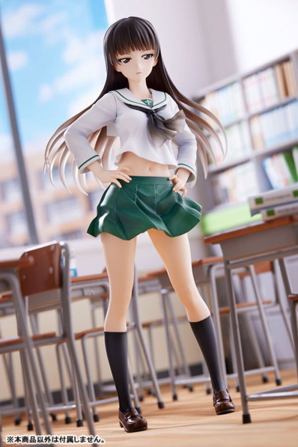 [再販] WAVE 1/7 少女與戰車 西住志穗 大洗女子學園制服ver. PVC完成品 DT-192 [再販] WAVE 1/7 少女與戰車 西住志穗 大洗女子學園制服ver. PVC完成品 DT-192