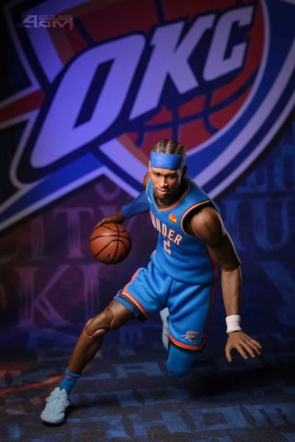 (預購) Aom: 1/6 OKC 雷霆 SGA Shai Gilgeous-Alexander 總冠軍賽 FMVP 限量套裝 附領獎金色球鞋 可動完成品 20251113 Aom: 1/6 OKC 雷霆 SGA Shai Gilgeous-Alexander 總冠軍戰 FMVP 限量套裝 附領獎金色球鞋 可動完成品
