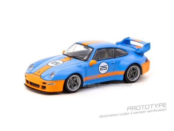 TARMAC WORKS 1/64 保時捷 Porsche 993 Remastered By Gunther Werks Blue / Orange 藍橘 TARMAC WORKS 1/64 保時捷 Porsche 993 Remastered By Gunther Werks Blue / Orange 藍橘