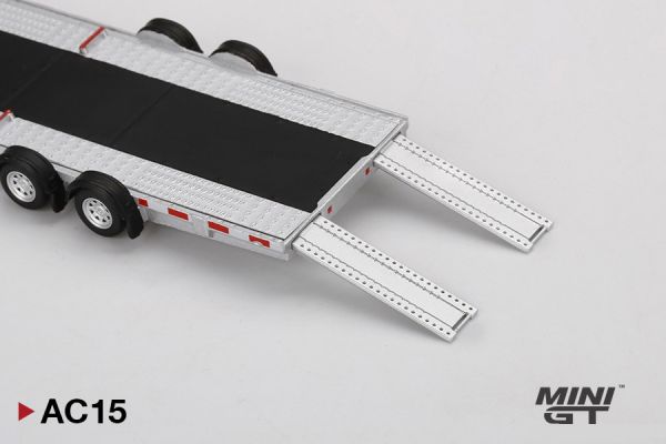 MINIGT 1/64 汽車拖車 TypeA 銀  MINIGT,1/64,汽車拖車,TypeA,銀, 