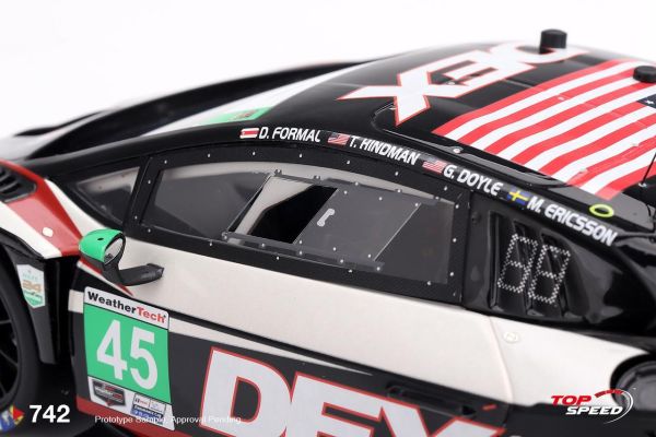 (預購) TOP SPEED 1/18 藍寶堅尼 Lamborghini Huracan GT3 EVO2 #45 DEX Wayne Taylor Racing 2026 IMSA Daytona 24 Hrs TS0742 20260824 TOP SPEED 1/18 藍寶堅尼 Lamborghini Huracan GT3 EVO2 #45 DEX Wayne Taylor Racing 2026 IMSA Daytona 24 Hrs TS0742
