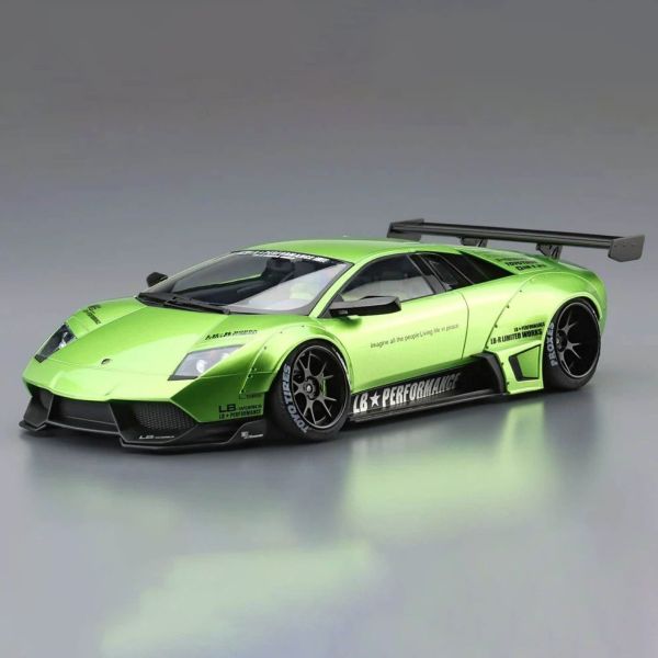 AOSHIMA 青島 1/24 自由步行 LB WALK No.22 藍寶堅尼 Lamborghini Murciélago Ver.2 組裝模型 LB WORKS,Murcielago,靈獸,1/24,車模組裝,超級跑車、街頭賽車風格,簡易組裝,車高可調,藍寶堅尼
