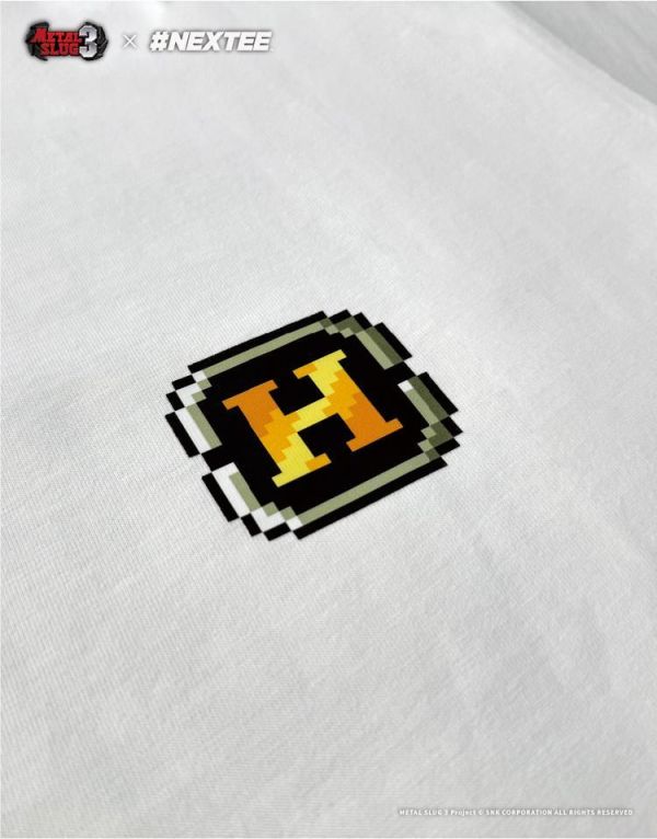 NEXTee 合金彈頭MetalSlug Project-001 寬版短袖T恤 黑&白 NEXTee 合金彈頭MetalSlug Project-001 寬版短袖T恤 黑&白