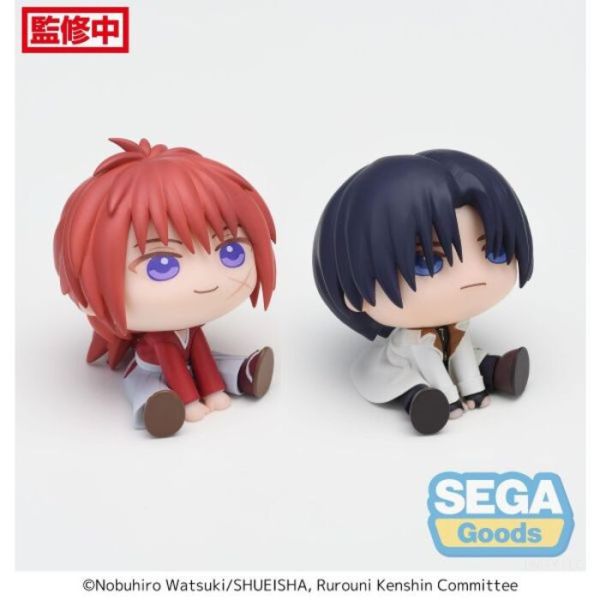 SEGA 景品 神劍闖江湖 坐姿迷你公仔 緋村劍心＆四乃森蒼紫 一套2入販售 SEGA 景品 神劍闖江湖 坐姿迷你公仔 緋村劍心＆四乃森蒼紫 一套2入販售