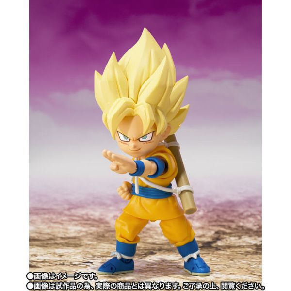 BANDAI S.H.F 七龍珠 超級賽亞人孫悟空(MINI)-DAIMA- 可動完成品 BANDAI S.H.F 七龍珠 超級賽亞人孫悟空(MINI)-DAIMA- 可動完成品