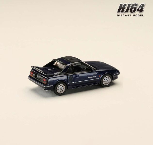 Hobby JAPAN 1/64 豐田 Toyota MR2 1600G-LIMITED SUPER CHARGER 1988 T型天窗 雲母藍 Hobby JAPAN 1/64 豐田 Toyota MR2 1600G-LIMITED SUPER CHARGER 1988 T型天窗 雲母藍