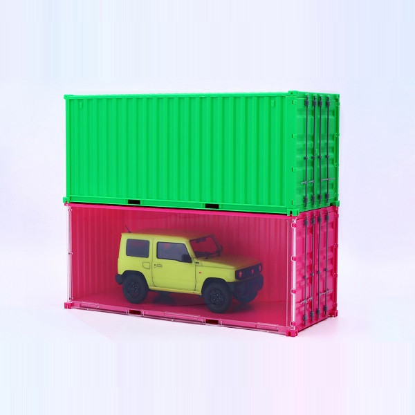 1/24 20呎 貨櫃 集裝箱 粉色 FUJIMI 車NX1002 富士美 組裝模型 FUJIMI,1/24,NEXT,TOYOTA,FJ,Cruiser,SUZUKI,Jimny,JB23,藏青黑,JB64,Kinetic,yellow,動力黃,