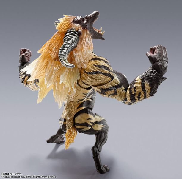 BANDAI S.H.MonsterArts SHM 魔物獵人 激昂金獅子 拉詹 可動完成品 BANDAI S.H.MonsterArts SHM 魔物獵人 激昂金獅子 拉詹 可動完成品