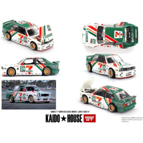 (預購) Kaidohouse x MINIGT 1/64 寶馬 BMW M3 KAIDO WORKS LARRY CHEN V1 USA Exclusive KHMG217 20251016 Kaidohouse x MINIGT 1/64 寶馬 BMW M3 KAIDO WORKS LARRY CHEN V1 USA Exclusive KHMG217