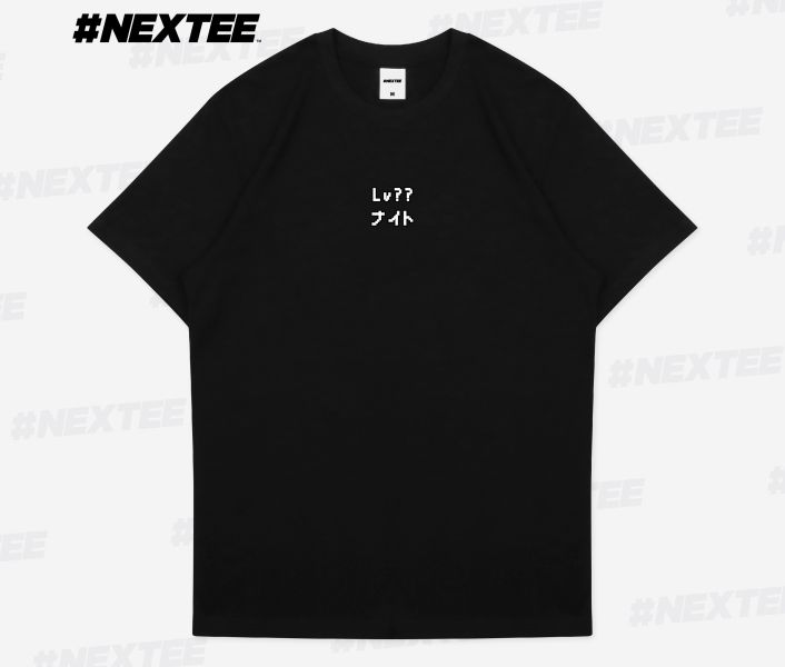 NEXTee PIXEL ADVENTURE 騎士寶刀 短袖T恤 白色＆黑色 NEXTee PIXEL ADVENTURE 騎士寶刀 短袖T恤 白色＆黑色