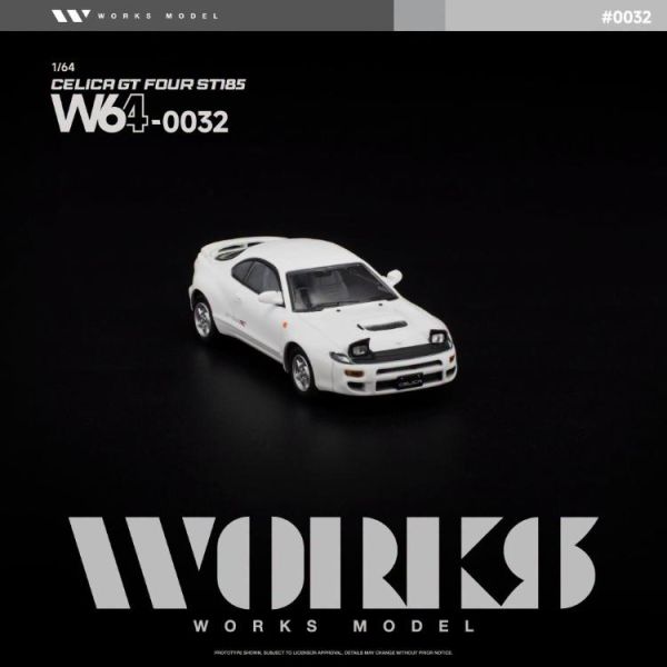 (預購) WORKS MODEL 1/64 豐田 TOYOTA CELICA GT FOUR ST185 W640032 20260708 WORKS MODEL 1/64 豐田 TOYOTA CELICA GT FOUR ST185 W640032