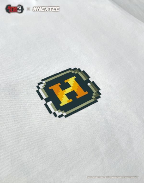 NEXTee 合金彈頭MetalSlug Project-001 寬版短袖T恤 黑&白 NEXTee 合金彈頭MetalSlug Project-001 寬版短袖T恤 黑&白
