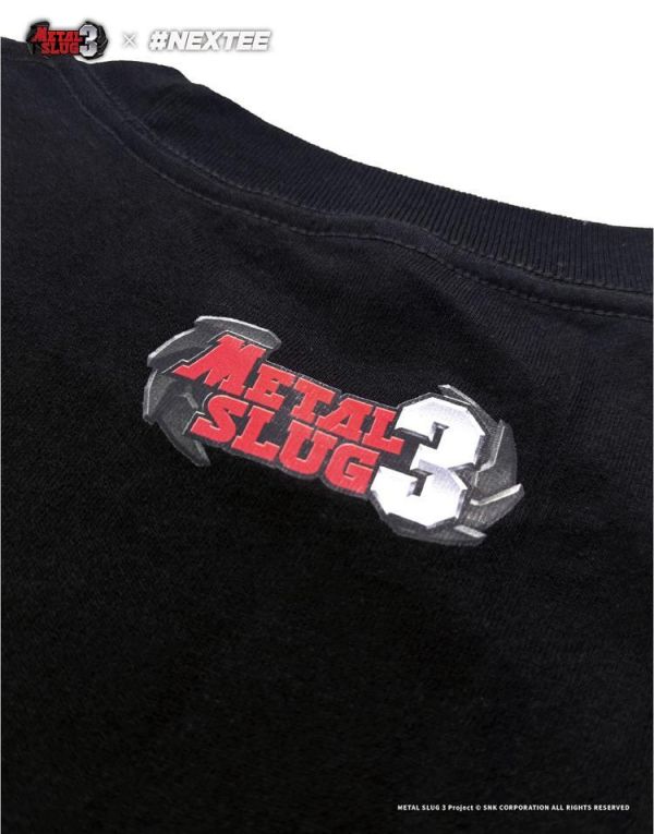 NEXTee 合金彈頭MetalSlug ENEMY-V 短袖T恤 黑&白 分別販售 NEXTee 合金彈頭MetalSlug ENEMY-V 短袖T恤 黑&白 分別販售