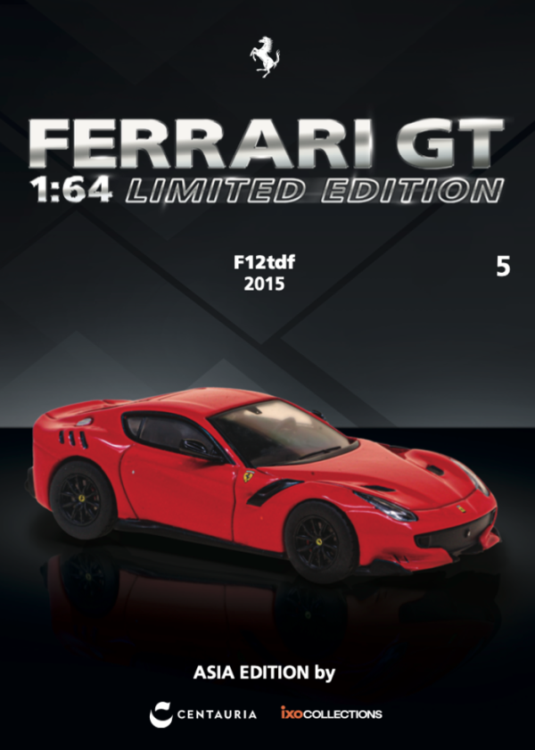 FERRARI GT 1/64 法拉利 FERRARI F12 TDF 2015 Magazine Limited Edition 法拉利原廠雜誌 英文版 亞洲限定版 第五期 FERRARI GT 1/64 法拉利 FERRARI F12 TDF 2015 Magazine Limited Edition 法拉利原廠雜誌 英文版 亞洲限定版 第五期