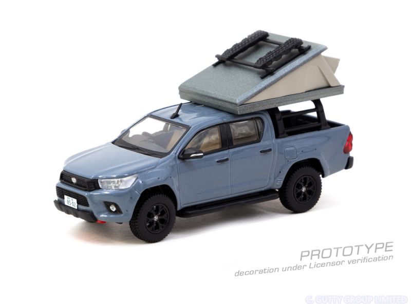 TARMAC WORKS 1/64 豐田 Toyota Hilux 露營裝備 灰色 TARMAC WORKS 1/64 豐田 Toyota Hilux 露營裝備 灰色