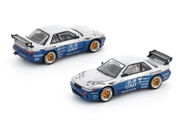POP RACE 1/64 日產 Nissan PANDEM SILVIA S13 MOONTECH BLUE PR640264 POP RACE 1/64 日產 Nissan PANDEM SILVIA S13 MOONTECH BLUE PR640264