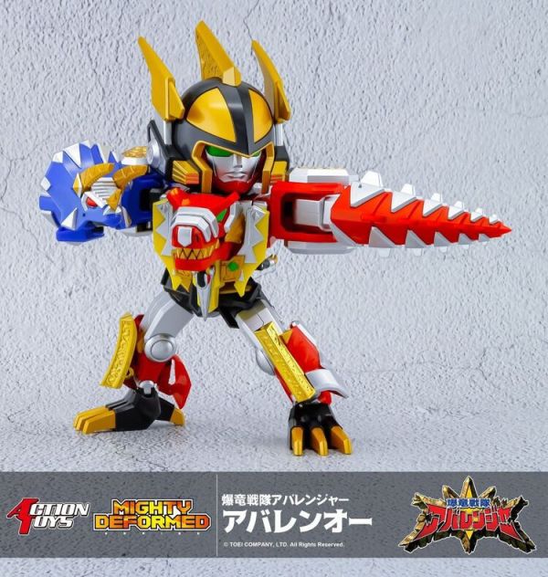 (預購) ActionToys Mighty Deformed 爆龍戰隊 暴連王 ABARENOH 可動完成品 (預購) ActionToys Mighty Deformed 爆龍戰隊 暴連王 ABARENOH 可動完成品