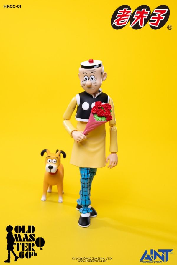 (預購) AINT 1/12 老夫子 60週年紀念版 HKCC-01 可動完成品 20260122 AINT 1/12 老夫子 60週年紀念版 HKCC-01 可動完成品