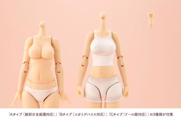 Kotobukiya 壽屋 1/10 創彩少女庭園 裝扮用身體 M 組裝模型 Kotobukiya 壽屋 1/10 創彩少女庭園 裝扮用身體 M 組裝模型