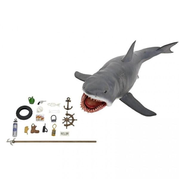 NECA 50週年紀念限定 大白鯊 JAWS 大白鯊遊戲  典藏組 15吋 可動完成品 NECA 大白鯊遊戲 50週年 15吋 可動完成品