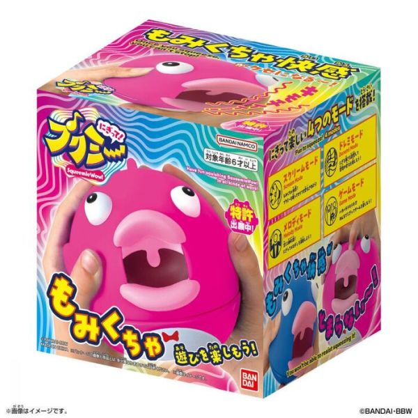 BANDAI SqueemieWow 聲效公仔 粉色 BANDAI SqueemieWow 聲效公仔 粉色