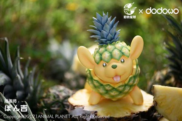 動物星球 野菜妖精 鳳梨犬 菠蘿犬 靜態完成品 動物星球,野菜妖精,鳳梨犬,菠蘿犬,靜態完成品,