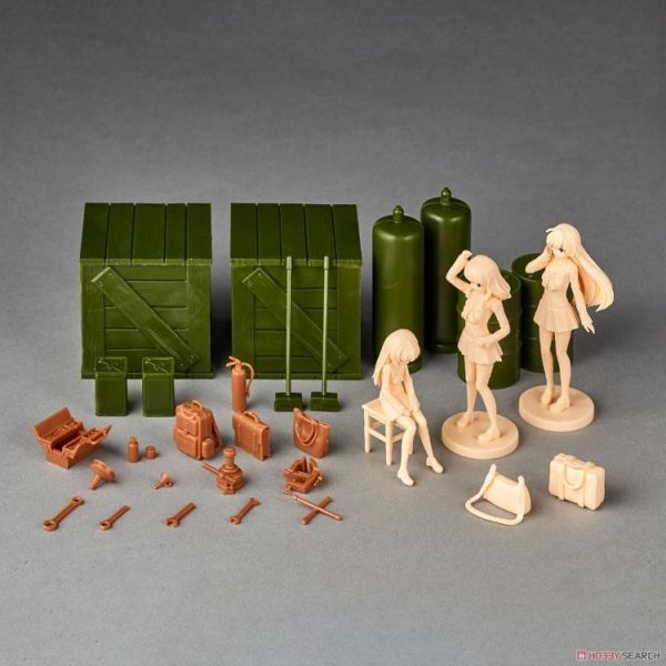 (預購) KAIYODO 海洋堂 1/24 ARTPLA 少女與戰車 最終章 車庫組[B] 組裝模型 AP036 20260510 KAIYODO 海洋堂 1/24 ARTPLA 少女與戰車 最終章 車庫組[B] 組裝模型 AP036