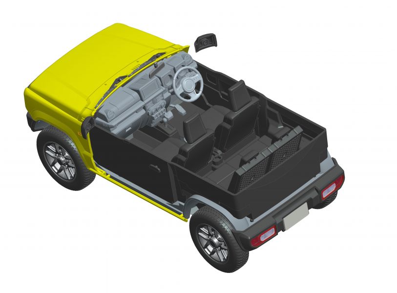 1/24 SUZUKI Jimny 動力黃 JB64 XC FUJIMI 車NX17 富士美 組裝模型 FUJIMI,1/24,NEXT,TOYOTA,FJ,Cruiser,SUZUKI,Jimny,JB23,藏青黑,JB64,Kinetic,yellow,動力黃,
