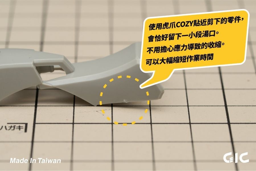 GIC TC-21 模型專用 虎爪cozy 單刃斜口鉗 斜口剪 附保護套 GIC,TC-21,模型用,虎爪,COZY,單刃斜口鉗,附保護套,
