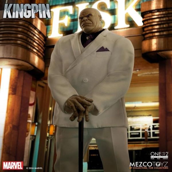 (預購) Mezco Toyz One:12 Collective 漫威 金霸王 約18cm 可動完成品 20260907 Mezco Toyz One:12 Collective 漫威 金霸王 約18cm 可動完成品