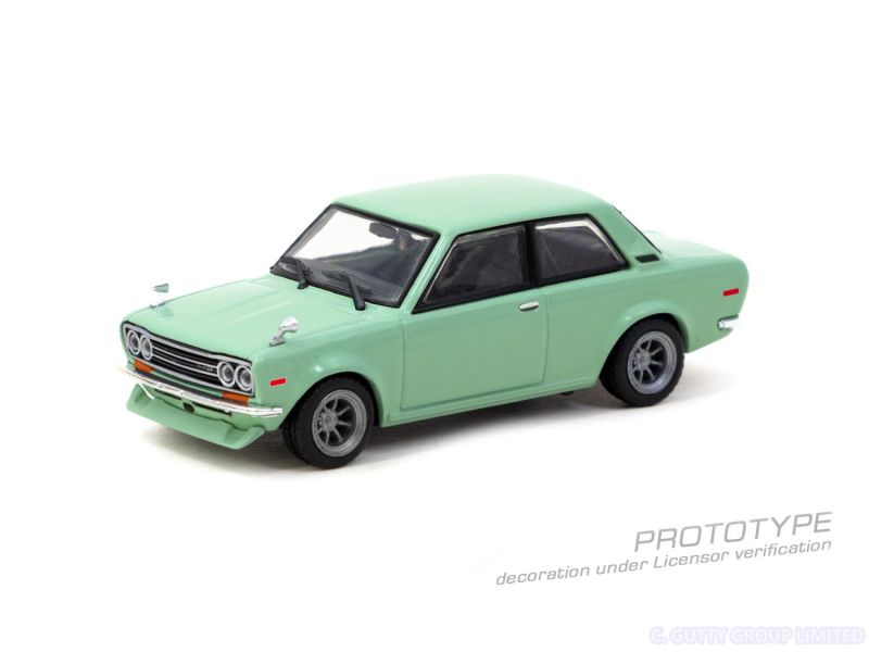 TARMAC WORKS 1/64 達特桑 Datsun 510 淺綠色 TARMAC WORKS 1/64 達特桑 Datsun 510 淺綠色
