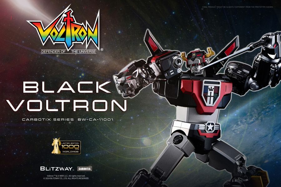[黑色限定版] Blitzway CARBOTIX Voltron 五獅合體 百獸王 聖戰士 本體＆專用武器收納底座 分別販售 [黑色限定版] Blitzway CARBOTIX Voltron 五獅合體 百獸王 聖戰士 本體＆專用武器收納底座 分別販售
