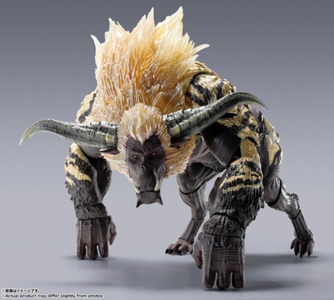 BANDAI S.H.MonsterArts SHM 魔物獵人 激昂金獅子 拉詹 可動完成品 BANDAI S.H.MonsterArts SHM 魔物獵人 激昂金獅子 拉詹 可動完成品