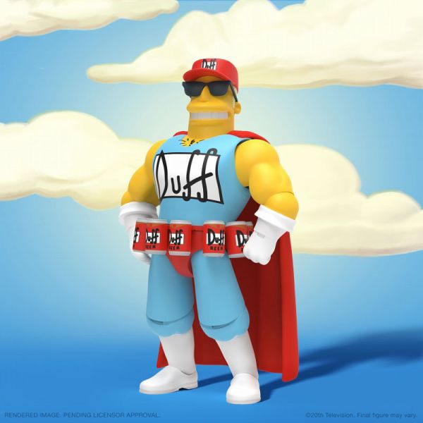 Super7 7吋 辛普森家庭 The Simpsons 亞瑟·達夫 Duffman Wave 2 可動完成品 Super7 7吋 辛普森家庭 The Simpsons 亞瑟·達夫 Duffman Wave 2 可動完成品